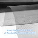 48"x102" Window Screen Mesh, Fiberglass Window Screen, Screen Door Mesh, Windows Screens and Screen Door Replacement, Patio Screen Mesh- Black