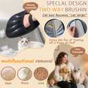 2 x Pet Hair Removal Glove, Electrostatic Five-Finger Design, Reusable Fur Remover for Cats, Dogs, Couch, Carpet, Car Seat (1PCS)