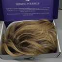 HAIRCUBE 13x6 HD Synthetic Lace Front Wig, 24 Inch Ombre Blonde Highlight Long Curly Layered Wigs, Natural Density Hairline Glueless Wigs for Women Daily Use