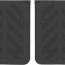24x30 Inch Rubber Mud Flaps for Semi Trucks, 2 Pcs Universal Heavy Duty Truck and Trailer Mudflap Set, Black