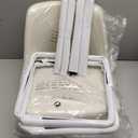 Colamy Bar Stools Set of 2, 26.18" Counter Height Swivel Stools with Thick Padded Seat, Adjustable Footrest & 360° Rotation, Soft Fabric Upholstery for Kitchen Island/Home Bar/Cafe, Beige