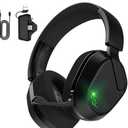 Wireless Gaming Headset for Xbox Series X/S, Xbox One, PS5, PC, Mac, Bluetooth 6.0 Gaming Headphones with Flip-to-Mute Noise-Canceling Mic, Foldable, 3D Surround Sound, 45H Battery - Black