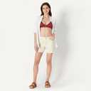 Womens Light-Support Classic Bikini Swimsuit Top (XX-Large, Brick Red)