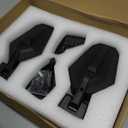 Side Mirrors for Can Am Maverick Trail Sport Commander 2018-2025 Accessories, Premium Adjustable Folding Side Rear View Mirrors Replace#715003639