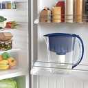 AQUAPHOR Water Filter Pitcher Ideal 7 Cup with 1 x B15 Filter - Dark Blue