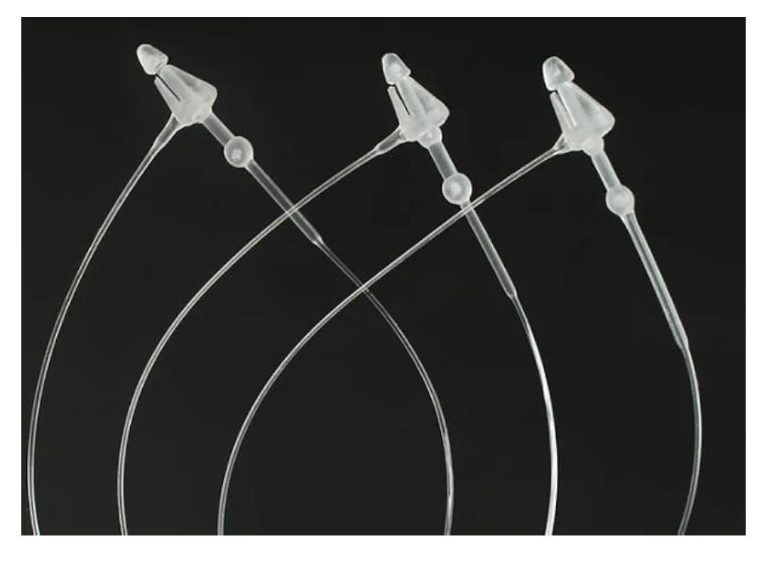 SIDAZON 3 Inch 500 Pcs Plastic Fasteners Hang Tags Clear Snap Lock Pins Security Loop Price Tag Pins Safety Ring Ties for Retail Store Clothing Accessory (3“ 500pcs, Clear)