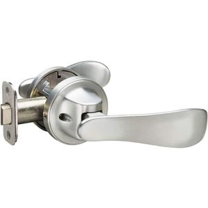 Yale P5101N01 Navis Paddle Passage Lever (Push/Pull to Open), Hands-Free Opening  Push with Your Hip, Satin Nickel