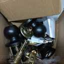 Exterior Door Lock Set with Deadbolt, Single Cylinder Deadbolt Lock and Door Knob Set, Keyed Alike Door Locks for Front Door,Matte Black Door Knob and Deadbolt Set(2Pack Set, Matte Black)