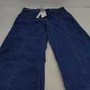 Womens Wide Leg Jeans High Waisted Stretchy Cut Off Loose Denim Pants