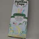 Grow Forward Bamboo Kids Cups with Lids and Straws - 10oz Drinking Cups for Kids with Childproof Twist Lids & Silicone Straws - Eco Friendly, BPA Free, Non Toxic & Dishwasher Safe - Paradise