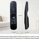 Replacement for LG Smart TV Remote(MR24GA,MR23GA,MR22GA,MR21GA,MR20GA)-Magic Control with Voice & Pointer Click-Compatible with LG OLED,QNED,NanoCell,UHD 4K/8K Smart TVs (2019-2024)