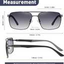 Sunglasses for Men Women Trendy Polarized Sunglasses UV400 Fashion SunGlasses Aviator Sunglasses for Driving Fishing