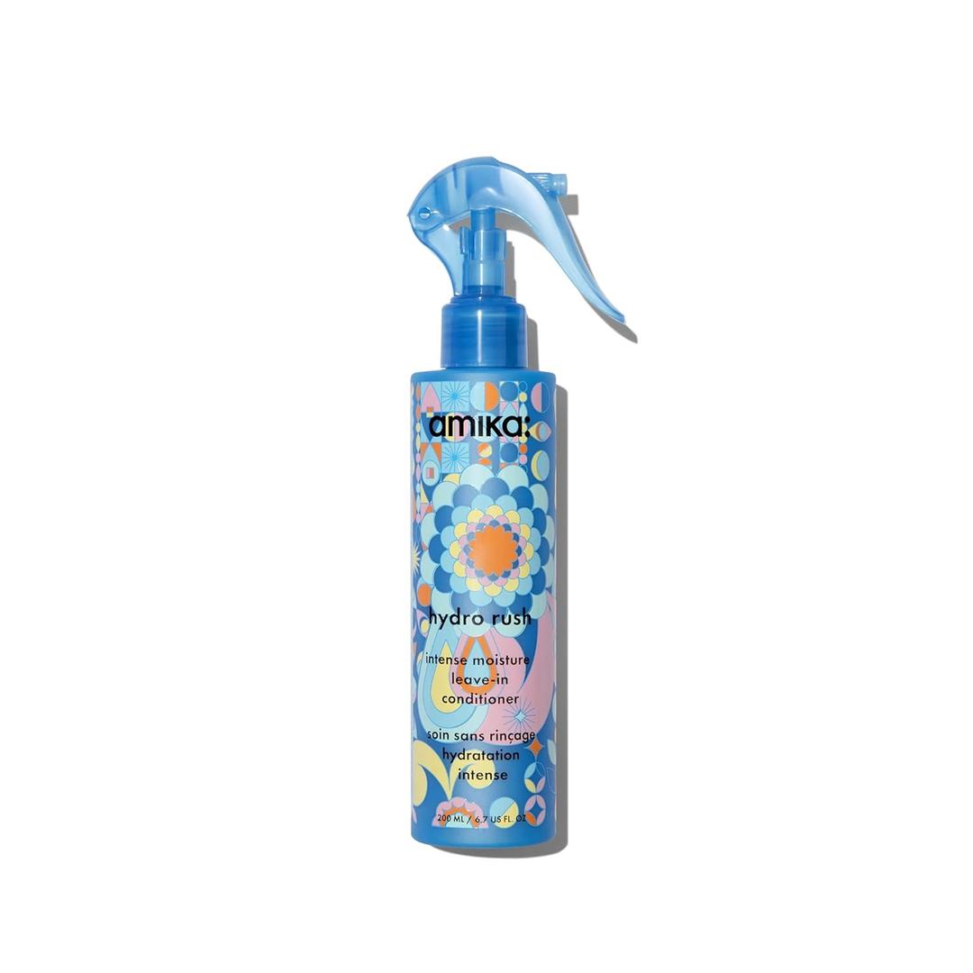 amika Hydro Rush Intense Moisture Leave-In Conditioner with Hyaluronic Acid (6.7 Fl Oz (Pack of 1))