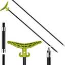 8.63ft/ Shallow Water Anchor Pole, Fiberglass Push Poles for Boat with T-Handle & 316 Stainless Tip, Corrosion-Resistant Sand Anchor for Beach Kayak, Gloves Included