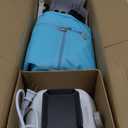 Portable Dryer, 110V 1000W Electric Clothes Dryer Machine, Double Layer Stackable, Stainless Steel, Blue, 15kg Capacity, Front Load, Ideal for Apartments, RV, Families, Campers