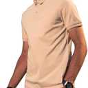 ZVX Men's Stripe Short Sleeve T-Shirt Mens Classic Casual Stripe Loose Shirts Size XL