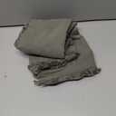 MIULEE Decorative Throw Pillow Covers Neutral Linen Fringe Throw Pillows Euro Shams Set of 2 Light Olive Green Boho Farmhouse Cushions for Couch Sofa Bed Living Room Spring Home Decor 26x26 Inch