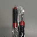 Adaptive Utensils, Weighted Special Supplies Spoon Fork Set, Weak Hand Grip & Handicapped & Parkinsons Aids for Living, Arthritis for Hand Tremors, Travel Eating Utensils for Disabled, Elderly, Adults