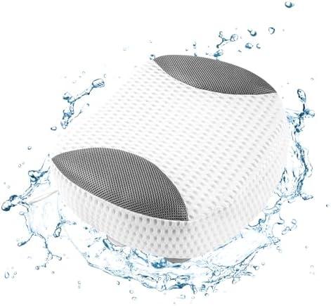 Hot Tub Booster Seat for Adults, 5D Air Mesh Hot Tub Cushion with Strong Non-Slip Suction Cups, Ergonomic Hot Tub Seats, Quick Dry Hot Tub Accessories for Adults Indoor Outdoor, No Zipper Design