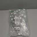 Suncalla 3 Pcs 15 Inch Silver Christmas Tree Picks Xmas Glitter Ball Christmas Tree Decorations Artificial Stems for Xmas Topper Ornaments DIY Wreath Garland Crafts Winter Home Decor