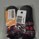 FLYSTAR Dog Shoes for Medium Large Dogs, Waterproof Rain Snow Non-Slip Dog Boots for Winter, Plaid Reflective Adjustable Warm Dog Shoes Paw Protector for Walking Running Hiking Outdoor (7# (paw width: 1.9"-2.7"))