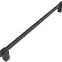 Adjustable Shower Door Handle, 304 Stainless Steel Pull Bar, Replacement Shower Handle, Fits Hole Diameter 8mm, Modern Towel Bar & Grab Rail for Bathroom - Matte Black (1 Handle Only)