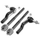 A-Premium Set of 4, Front Inner & Outer Tie Rod End Kit, Compatible with Cadillac CTS 2008-2015