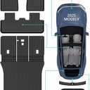 for New 2025 Tesla Model Y Juniper TPE Floor Mats & Front Rear Cargo Mat Full Cover Rear Trunk Mats Fit for New Version Tesla ModelY Juniper Accessories