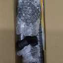 Industrial Iron Pipe Clothes Hanging Bar DIY Wall-Mounted Garment Rack Heavy Duty Clothing Rack for Bedroom, Laundry Room, Closet Storage (Black 36 inch)