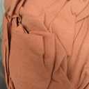 Bedsure Linen Duvet Cover Queen - Linen Cotton Blend Duvet Cover, PureWoven Cooling & Breathable Bedding Set for Hot Sleepers, Moisture Wicking & Durable Cover Set 3 Piece (Burnt Orange)
