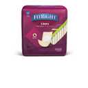 FitRight Extra Incontinence Liners, Moderate Absorbency, 13" x 30", 20 Count (Pack of 4)