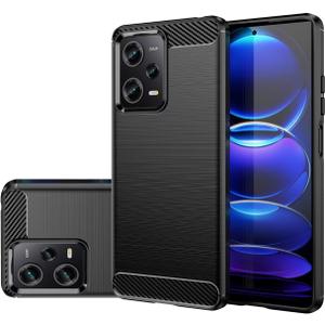 Case for Redmi Note 12 Pro 5G/Note 12 Pro Speed/Poco X5 Pro 5G Case, Slim Thin Phone Case TPU Soft Back Cases Shockproof Protective Cover for Xiaomi Redmi Note 12 Pro 5G Black