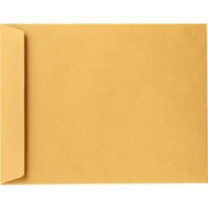 LUXPaper 10 x 13 Open End Envelopes | Brown Kraft | 24lb. Text | 50 Qty