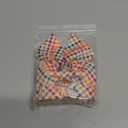 DOGWONG Fall Dog Collar with Removable Cute Bow Tie Adjustable Pet Collars - Soft Comfy Cotton Halloween Themed Pet Collar, Fall Dog Collar for Small  Dogs (K) 