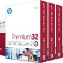 HP Printer Paper | 8.5 x 11 Paper | Premium 32 lb | 6 Pack - 3000 Sheets | 100 Bright | Made in USA - FSC Certified | 113100C