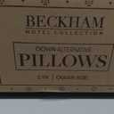 Beckham Hotel Collection Bed Pillows Standard/Queen Size Set of 2 - Original Soft Down Alternative Pillow for Sleeping - Soft Support for Back, Stomach or Side Sleepers (White)