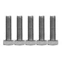 Manloney LLC Universal Screws M7 Hex Head Cap Bolts 1.0mm Pitch Fine Thread Stainless Steel Screw (M7x30-1.0 / SS)