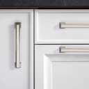 Alzassbg 10 Pack Brushed Satin Nickel Cabinet Pulls, 5 Inch(128mm) Hole Center Cabinet Handles Kitchen Pulls for Cabinets and Drawer AL3071SN