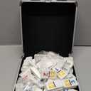 JOYOUSLIFE Mexican Train Dominoes with Numbers, Color Double 12 Numerical Domine Set for Adults and Family, Classic 91 Tiles Board Grame with Aluminym Case