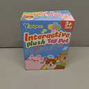 Ylpaprm Pink Walking Pony Set Interactive Talking Singing Dancing Horse Walk Along with Remote Control Leash Plush Pony Pet Toy for Kid, Nod Lick Wag Repeat What You Say, 3+ Girl Boy