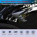YHCDSEA for 2024 2025 2026 Tesla Model Y Juniper HW4.0 Side Camera Indicator Protection Cover Decoration Accessories fit for Tesla Model Y with HW4.0 (Matt Carbon Fiber Pattern)
