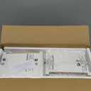 IBUYKE 5-Tier Modern Wall-Mounted Shelf, White Vertical Shelf, Floating Storage, Organizer, Tall Tower Design, Decorative Wall Mount Shelving for Home, Bedroom, Living Room, Office Decor WBC009W-2