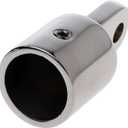 2Pcs Boat Bimini Top Fitting Deck Hinge Slide Cap Pipe Eye End Cap External Eye End Canopy Tube Boat Accessories (7/8" 22mm)