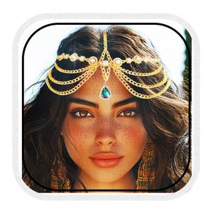 Aukmla Gold Head Chain Jewelry Boho Headpiece Prom Accessories for Women