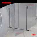 24 Inch Mud Flap Anti Sail Bracket, 1 Pair Mudflap Hanger Holder fit for Trucks and Trailers