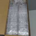 Zubebe 100 Pack 3 oz Square Plastic Cups, Appetizer Dessert Cups Clear Plastic Disposable Small Tumbler for Ice Cream, Fruit Puddings, Desserts, Appetizers Summer Wedding Party Catering Supplies