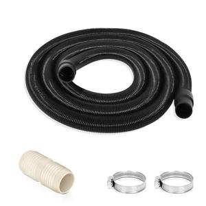 32-FT 97521 Hose Kit Compatible with thetford Sani-Con Turbo 400S/500S/600S/700, RV Macerator Hose for Thetford Sani-Con 1-1/2, Black