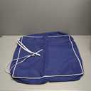 Patio Chair Cushion 20x20x4 Inch Outdoor Waterproof Seat Cushions Indoor Double Piping Durable Comfortable Square Dining Chair Pads Blue with Zipper Chair Pad-Set of 2