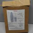 Ironing Board Cover and Pad 15"x54" Extra Thick Natural Cotton, Scorch and Stain Resistant Padding, Standard Size Iron Board Cover with Fasteners Heavy Duty Elastic Edge, Heatproof Geometric