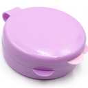 Deke Home - Pill Container Small, Round Pill Organizer, Single Pill Case for Medicine, Daily Mini Pill Box for Purse or Pocket, Light Storage for Travel, BPA Free 